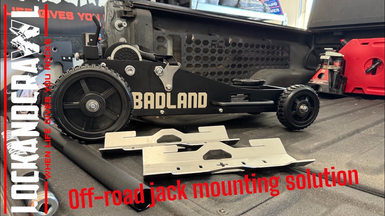 Mount for your Badlands offroad floor Jack