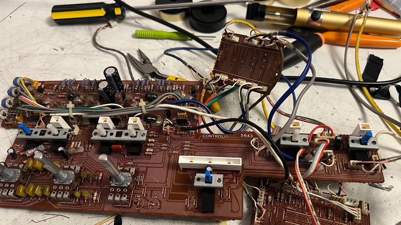 Sansui au-a707 (607020733) профилактика. Часть 3. Надеюсь финал!