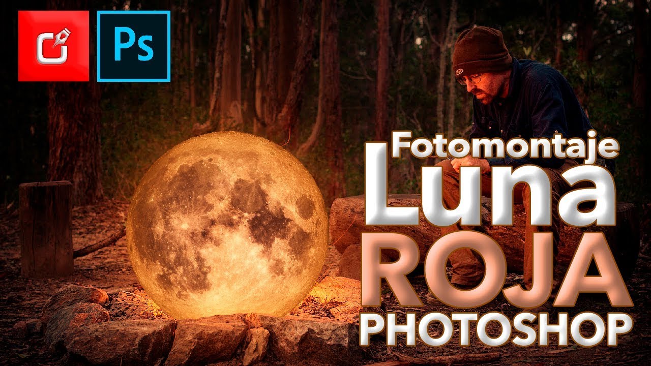 🔴 Как сделать FOTOMONTAJE DE LUNA FULL в PHOTOSHOP | Учебное пособие ⭐⭐⭐⭐⭐