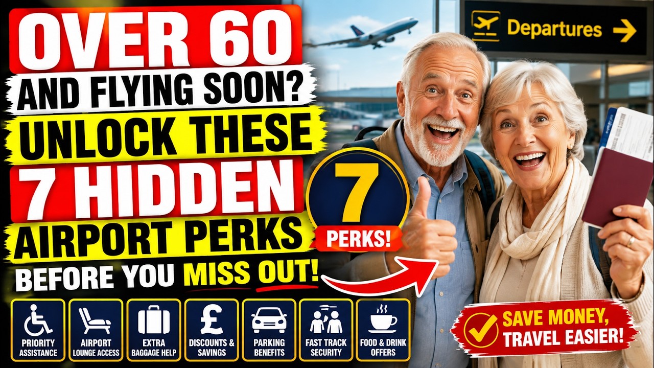 OVER 60 AND FLYING SOON? UNLOCK THESE 7 HIDDEN AIRPORT PERKS BEFORE YOU MISS OUT!