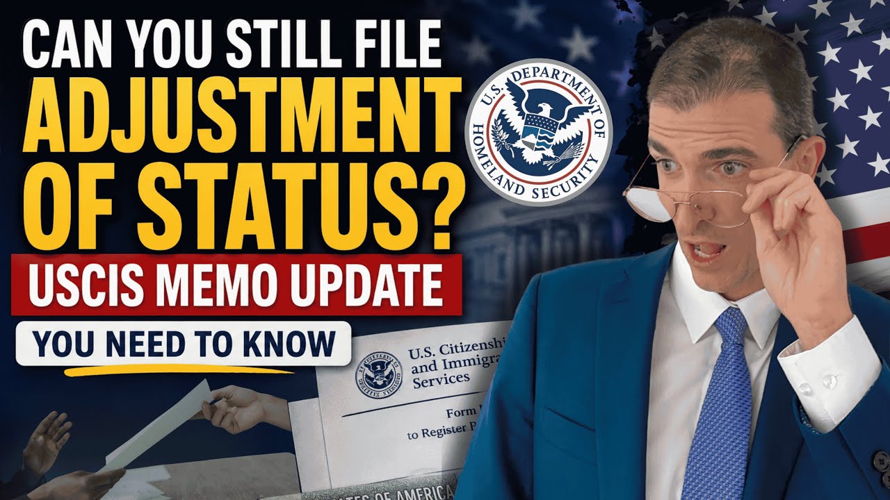 Можно ли по-прежнему подать на смену статуса? Важные обновления меморандума USCIS, о которых вам ...