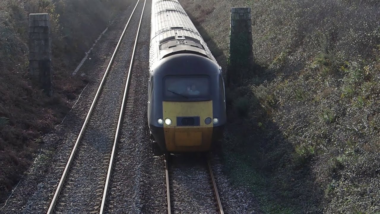 One of the last Intercity 125 trains to leave Penzance