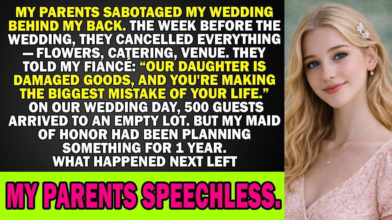 My Parents Sabotaged My Wedding Behind My Back, They Never Expected What They Walked Into