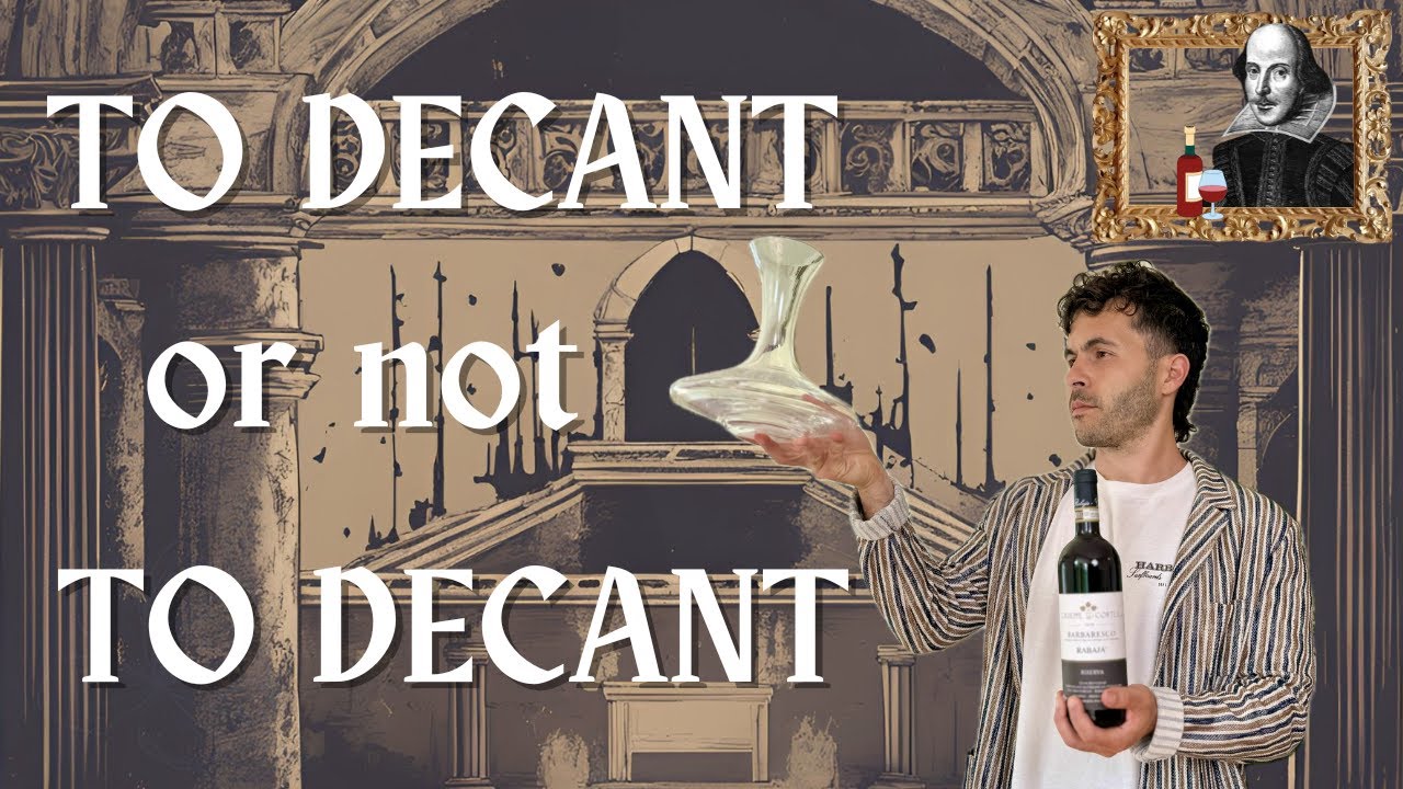 TO DECANT OR NOT TO DECANT - Sommelier explains how and when to use a wine decanter