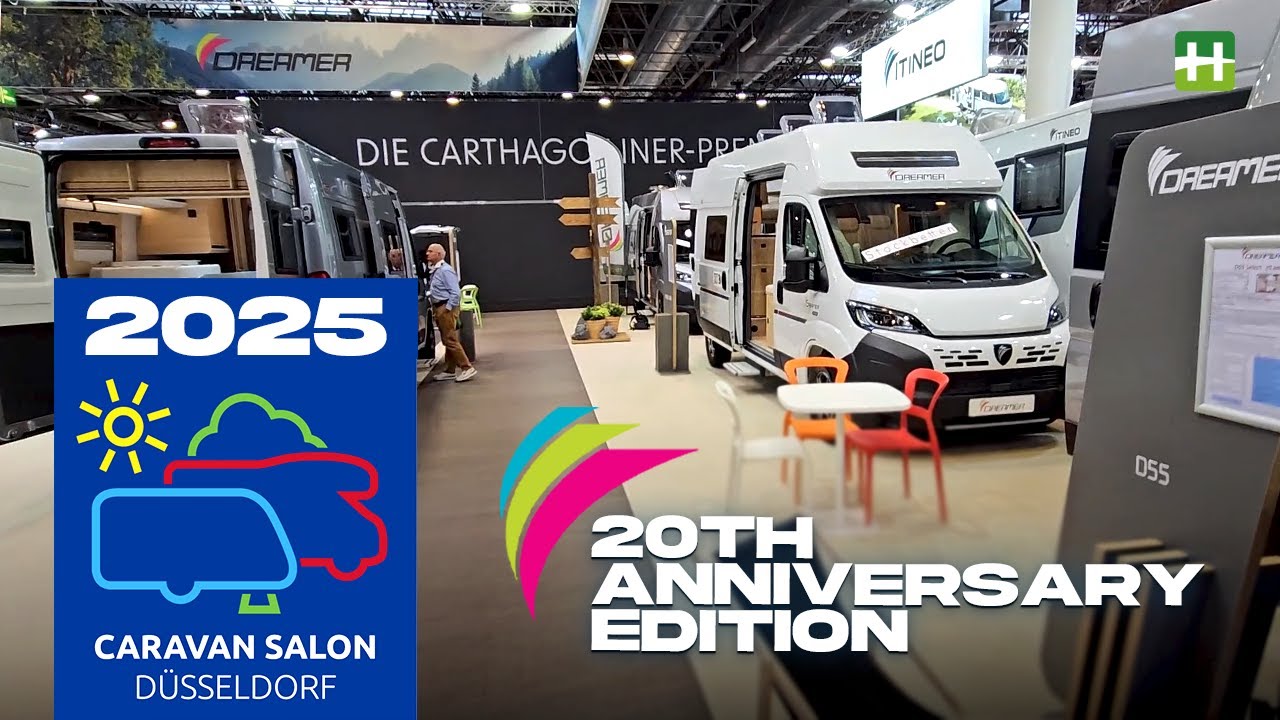 Caravan Salon Düsseldorf 2025 | Dreamer Vlog | Highbridge Caravans