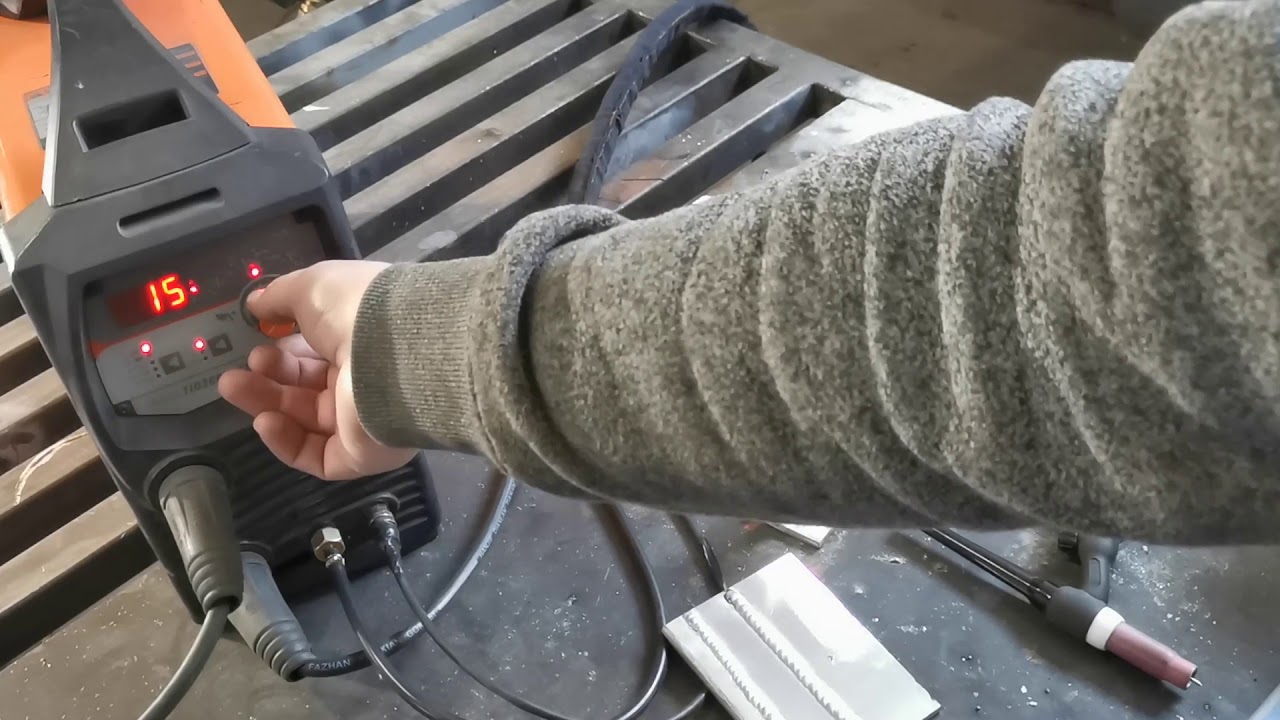 Aliuminio virinimas TIG būdu, nustatymai ir jų funkcijos, kas už ką atsako.