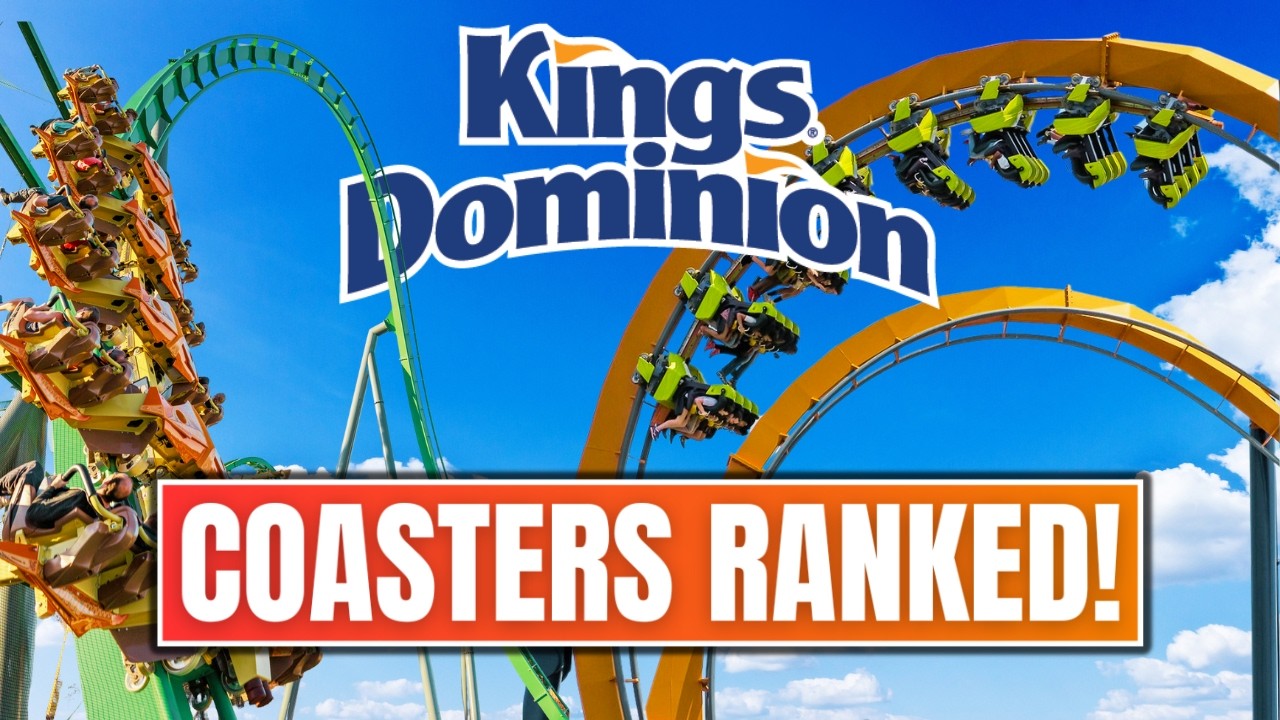 Top 13 Roller Coasters at Kings Dominion!