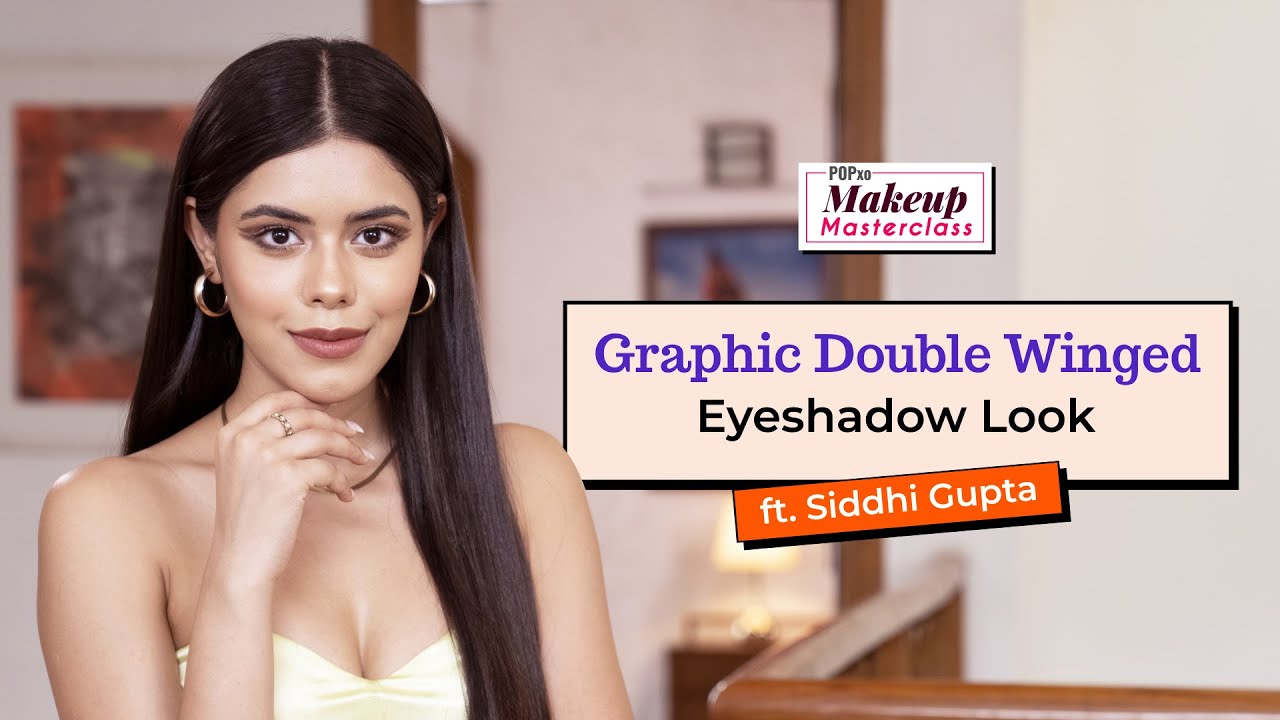 GRAPHIC DOUBLE WINGED EYESHADOW LOOK ft. Siddhi Gupta