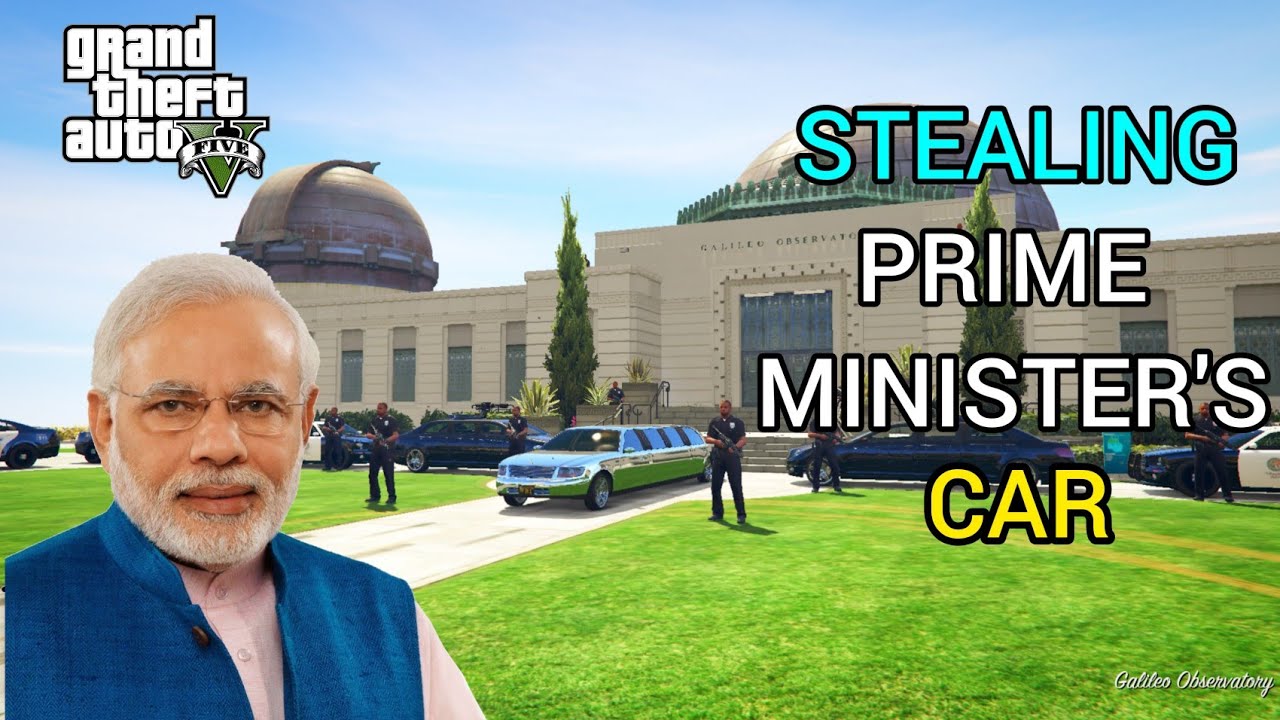 STEALING PRIME MINISTER'S GOLD CAR | GTA V GAMEPLAY #5