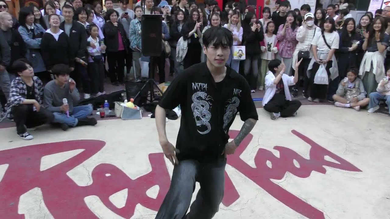 250504 kpop cover dance team ONE OF - Like OOH-AHH (TWICE) Hongdae busking