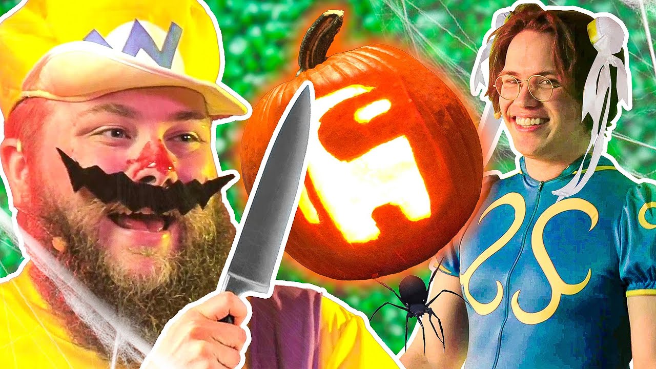 Australians Attempt Pumpkin Carving