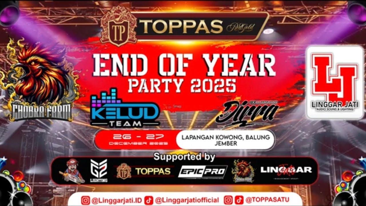 🔴LIVE || LINGGAR JATI 60 SUBWOOFER || BALUNG - JEMBER 2025 #linggarjati #ceksound #horeg