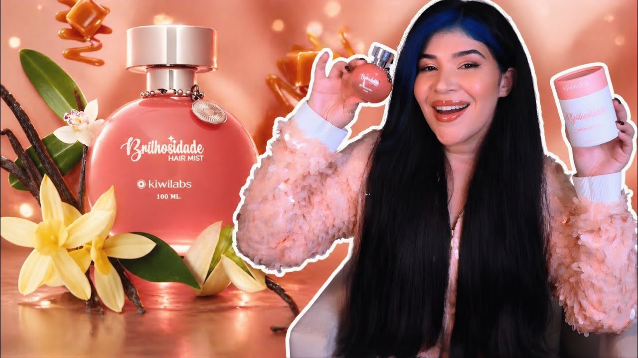 🥝 Perfume Capilar BRILHOSIDADE HAIR MIST de volta ao estoque!