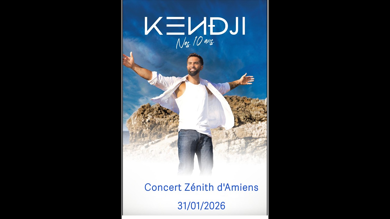 Concert Kendji au Zénith d'Amiens - 31/01/26