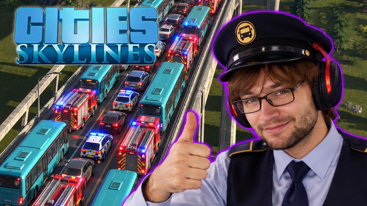 ZAMIENIŁEM WSZYSTKIE AUTOSTRADY NA BUS PASY (CITIES SKYLINES)