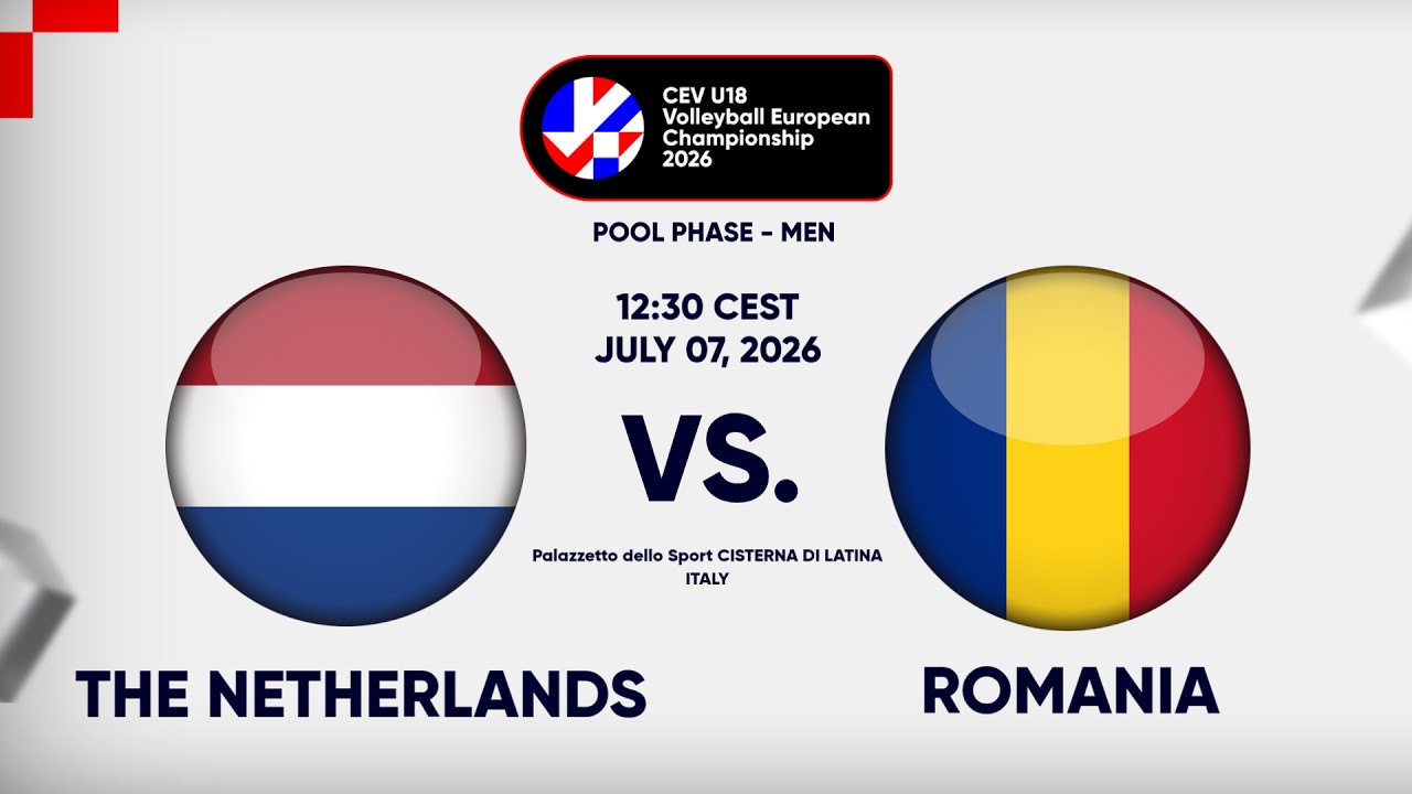 Full Match | The Netherlands vs. Romania | CEV U18 Volleyball European Championship 2026 | Men