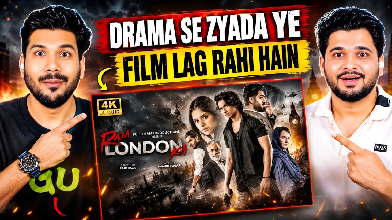 Indians react to Raja London Ka Drama Trailer | Xavier Noman, Samar Jafry 