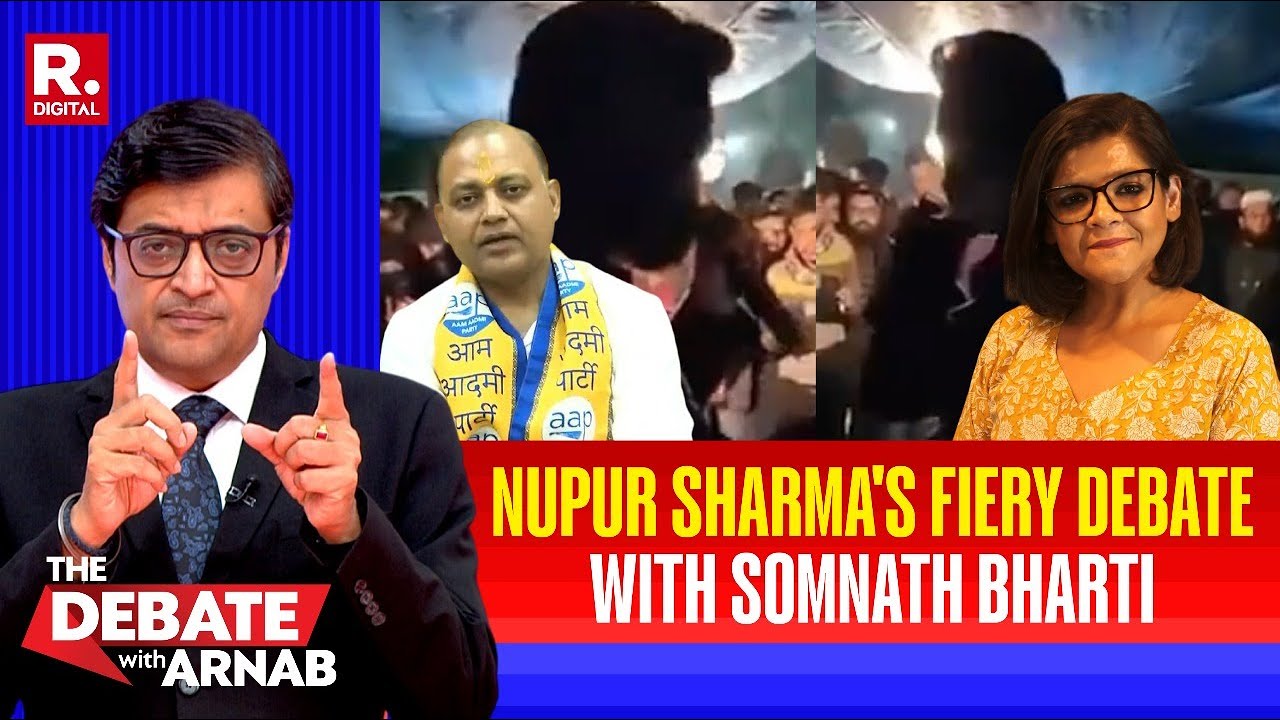 Nupur Sharma Shreds Apart Somnath Bharti's Arguments On Arnab's Debate