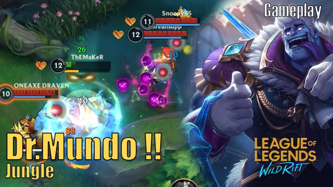 Wild Rift Dr. Mundo Jungle (MVP !!)