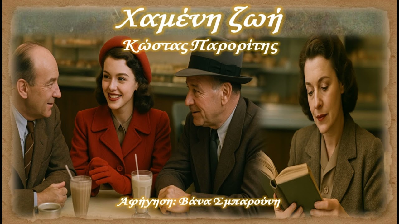 ΧΑΜΕΝΗ ΖΩΗ-ΚΩΣΤΑΣ ΠΑΡΟΡΙΤΗΣ-Διήγημα-ΕΛΛΗΝΙΚΗ ΛΟΓΟΤΕΧΝΙA-Logos me tempo-Vana Sbarouni