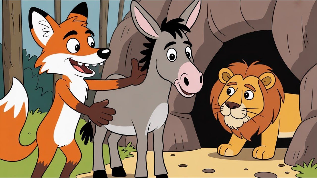 গাধার বিচার ও ধূর্ত শিয়ালের ভয়ংকর চাল | Clever Fox & Foolish Donkey | Moral Cartoon Bangla