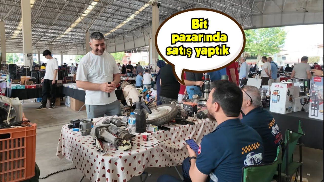 Muhteşem bir gündü, bit pazarında satış yaptık #kendindeyapabilirsin
