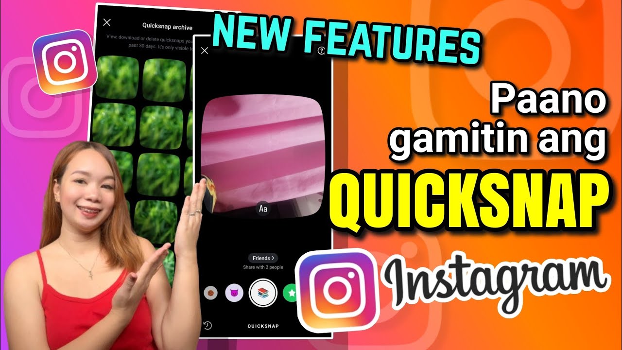 HOW TO USE QUICKSNAP ON INSTAGRAM | INSTAGRAM NEW FEATURES | Riencyll Cabile