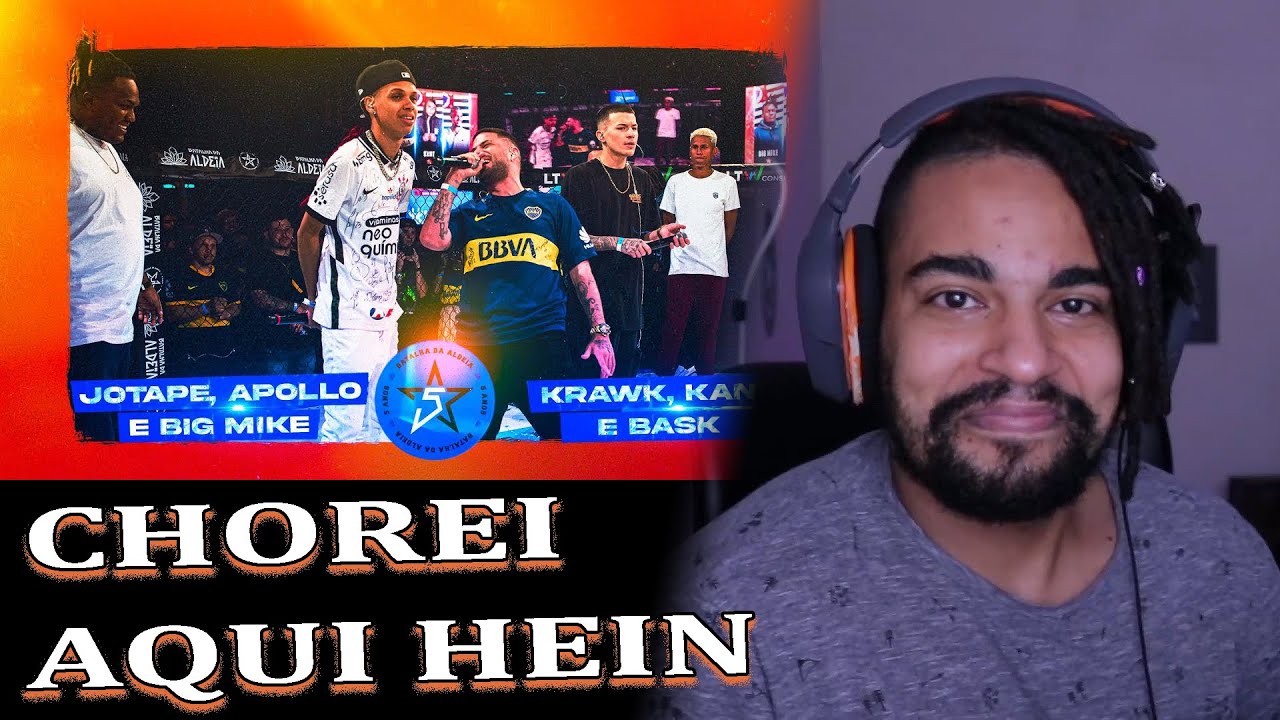APOLLO BIG MIKE E JOTAP&Ecirc; X KRAWK KANT E BASK | FINAL VALENDO 60K | BDA 5 ANOS | React