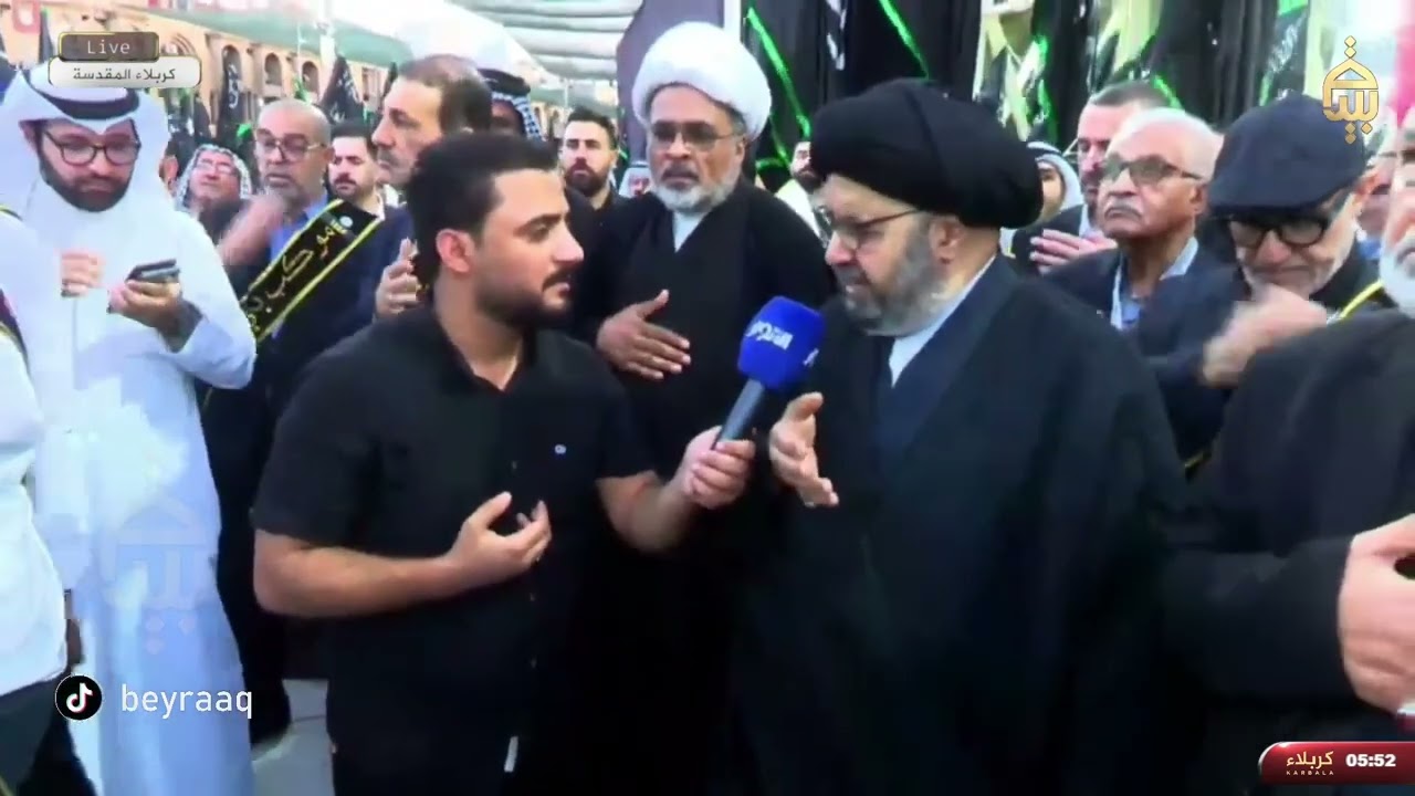 لقاء مع مرجعية بني عامر من داخل موكب بني عامر