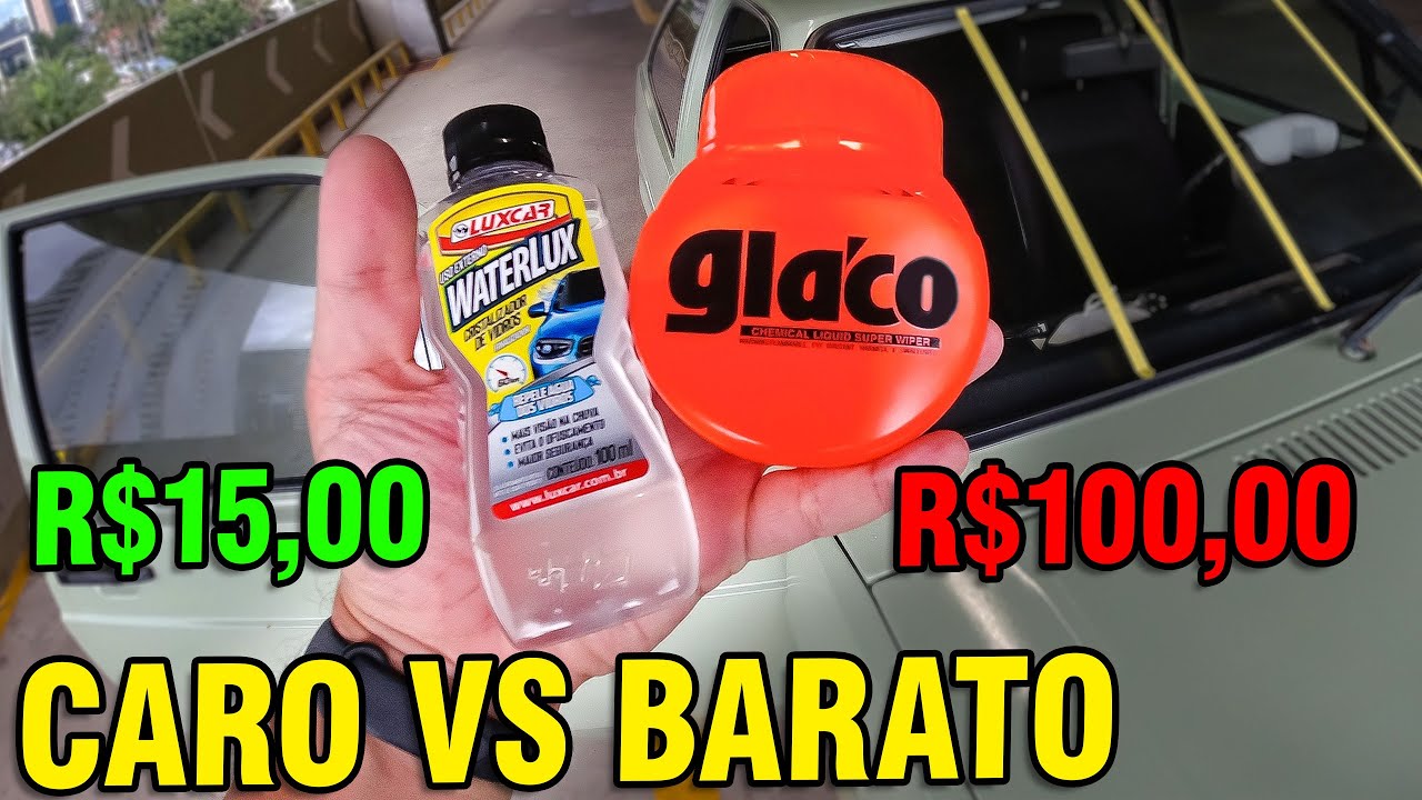 REPELENTE DE CHUVA? ☔ MAIS CARO CONTRA O MAIS BARATO! 🧐 QUAL É MELHOR? 🤨 GLACO VS WATERLUX
