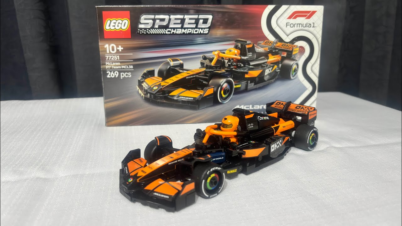 Lego Speed Champions. Mclaren F1 team (Full Build)