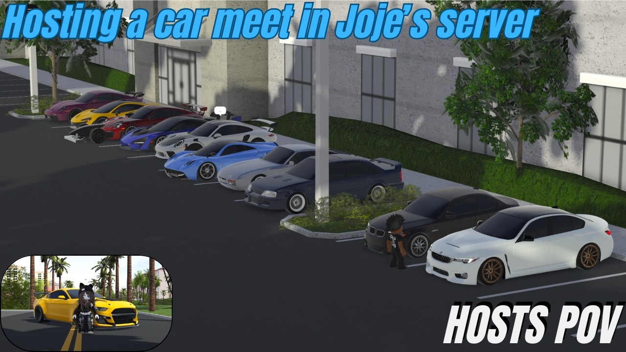 POV: Hosting a car meet in Joje’s server