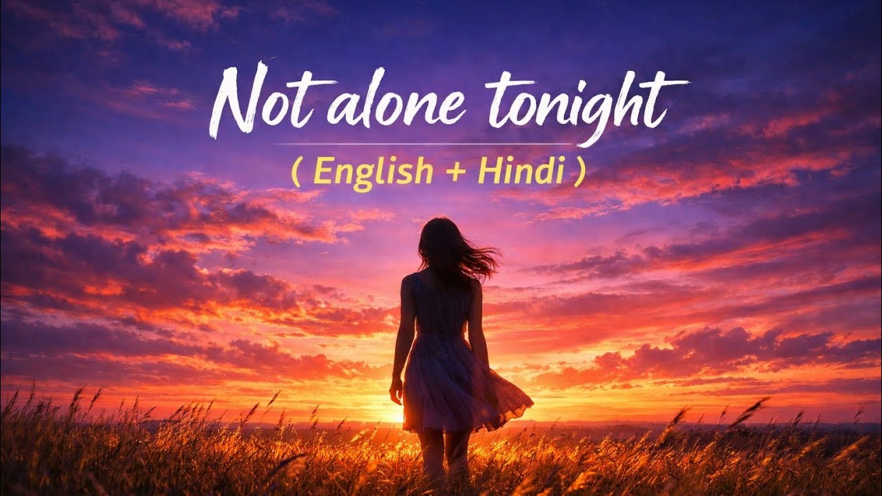 I’m Not Alone Tonight | EDM Emotional Song | Hindi English Mix | Lyrics Video