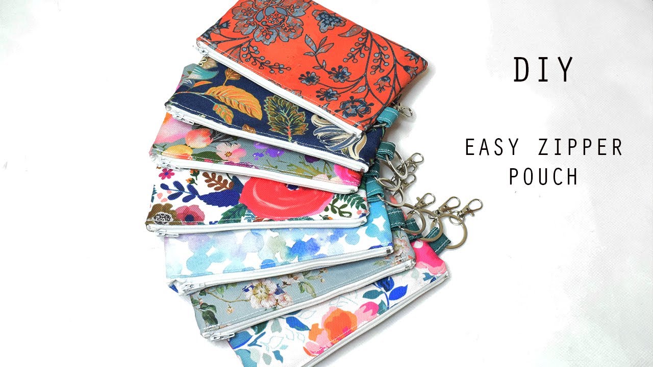 DIY Easy Zipper Pouch for Beginners | Great gift giving idea | Sewing for Beginners