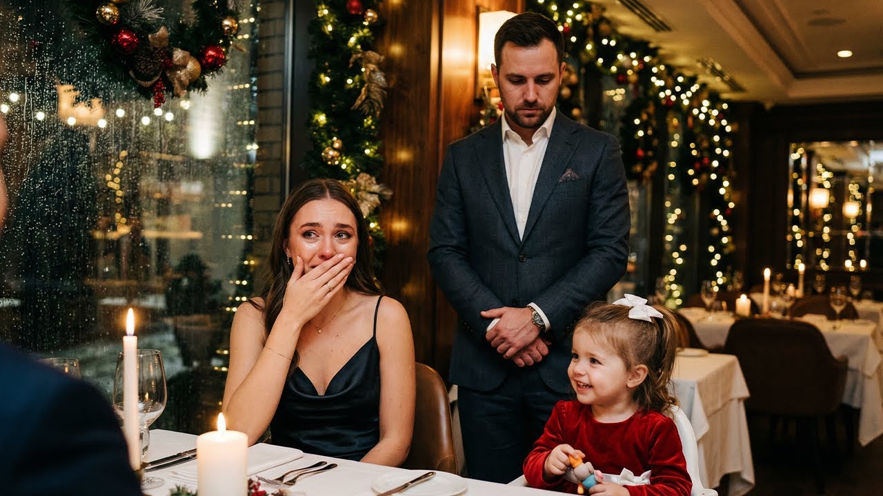 She Was Rejected on Christmas—Until a Little Girl Asked, “Ma’am… May We Sit With You?”