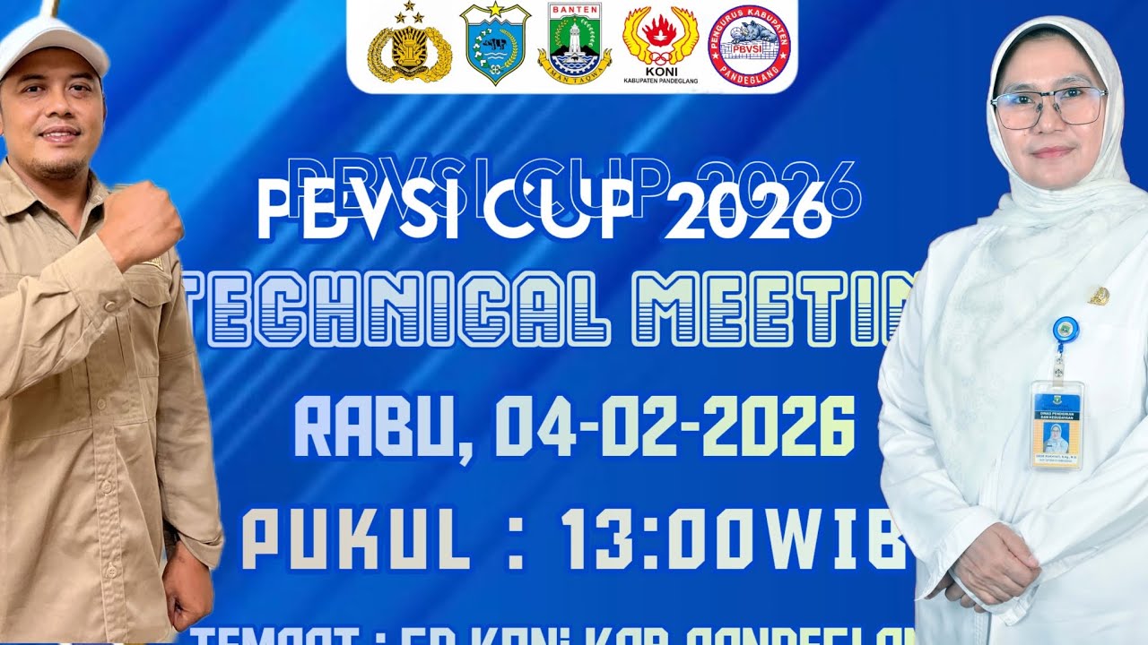TECHNICAL MEETING PBVSI CUP 2026 PANDEGLANG