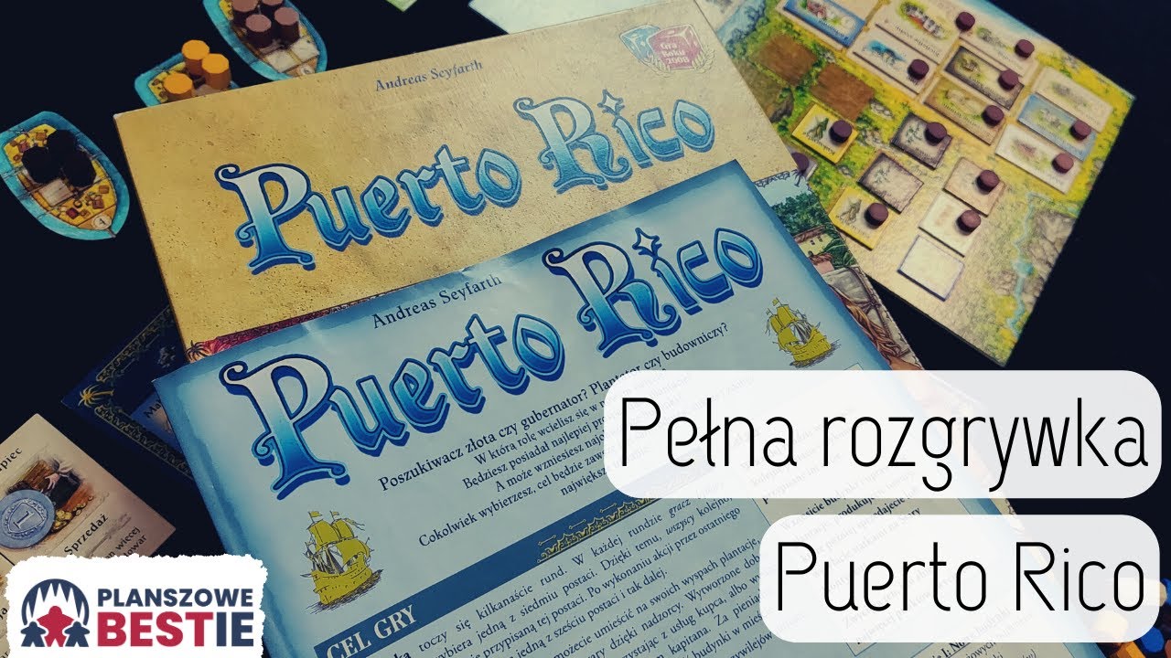 Planszowe Bestie #133 - Puerto Rico - Pełna rozgrywka - 17.01.2023