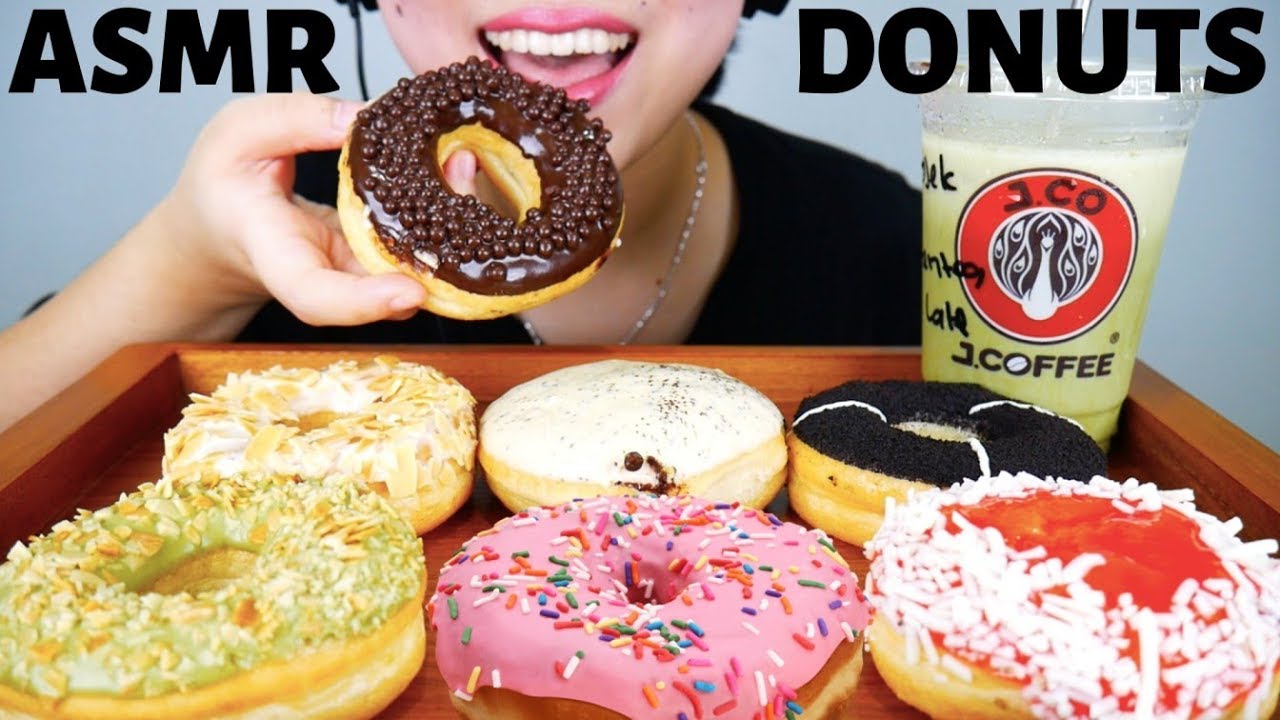ASMR DONUTS/DONAT | CHEWY EATING SOUNDS | ASMR INDONESIA | NO TALKING