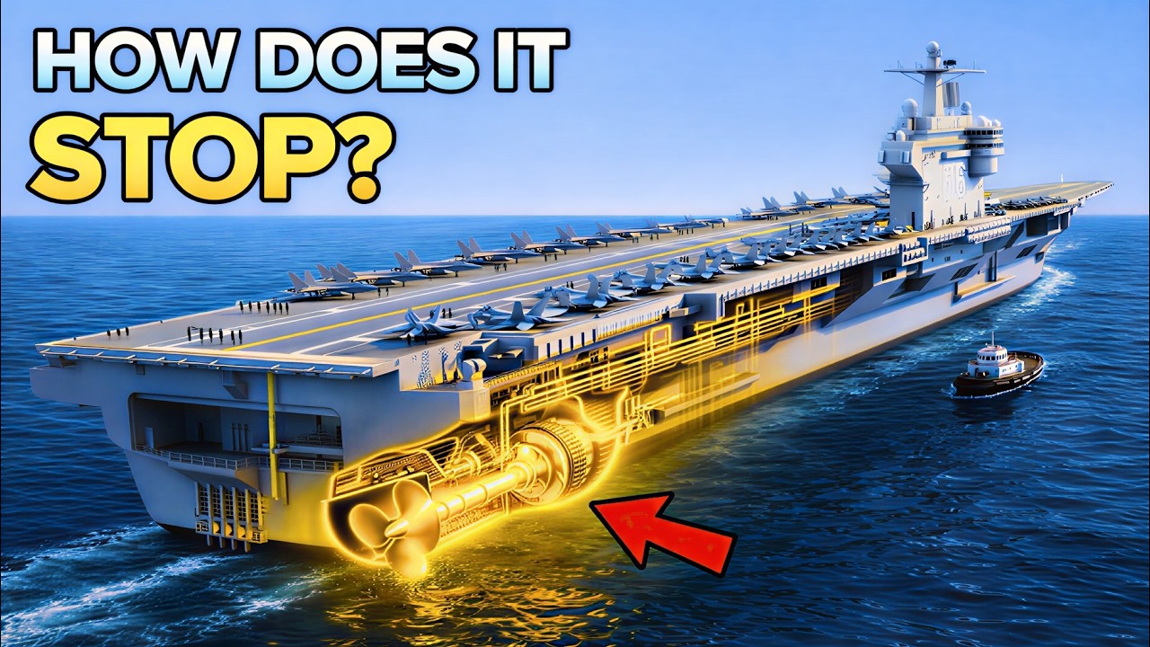 How Does a 100,000-Ton Ship Stop At Sea?