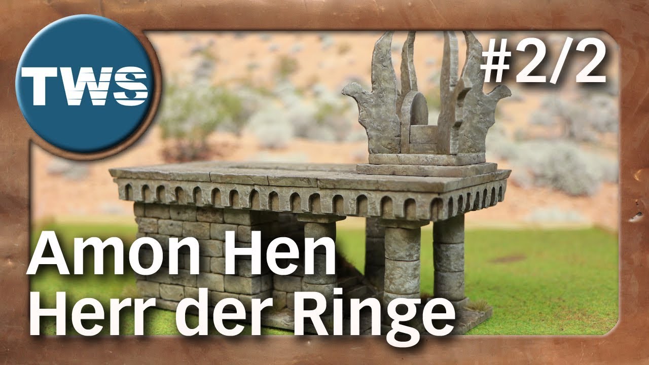 Tutorial: Amon Hen aus Der Herr der Ringe #2/2 / The Lord of the Rings (Tabletop-Gelände, TWS)