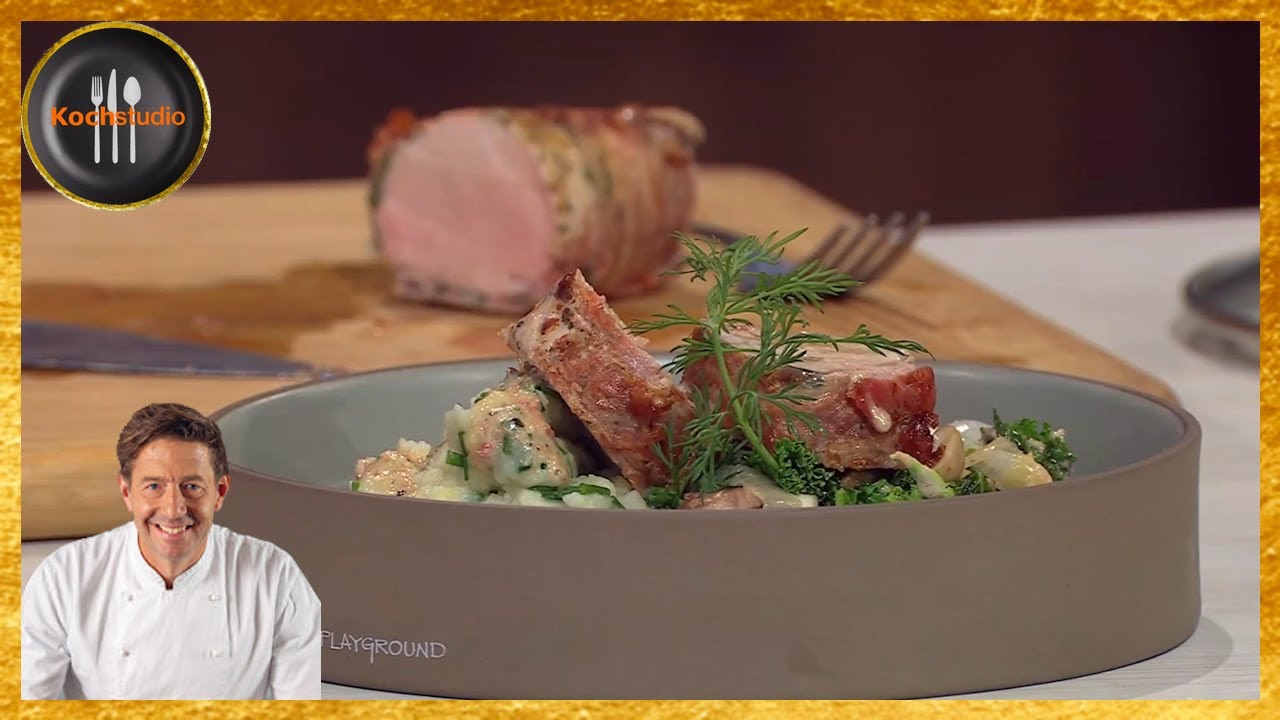 Jörg Färber - Schweinefilet mit deftiger Sauce & Topinambur Püree