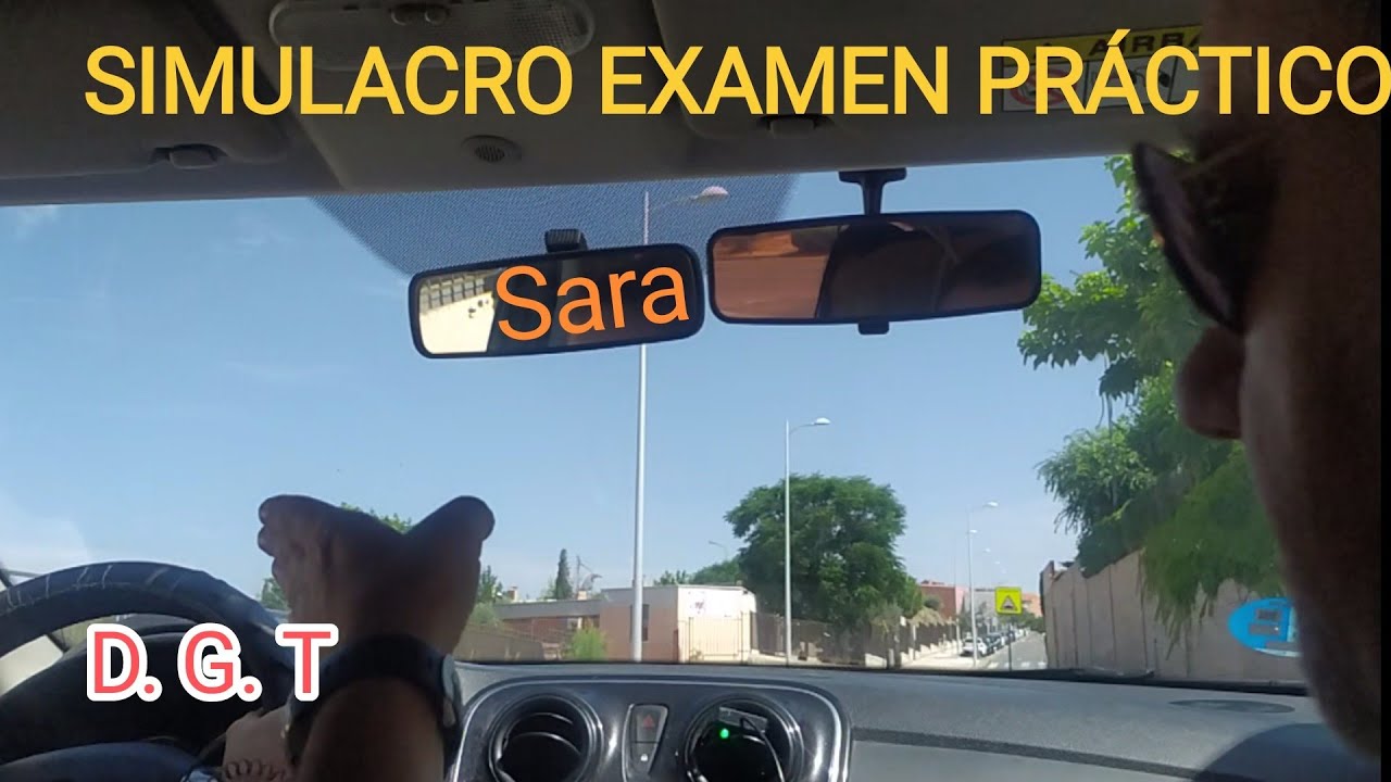 🍀Recorrido Examen Sara Simulacro Toledo #simulacro #autoescuela #autoescola  #examendeconducir
