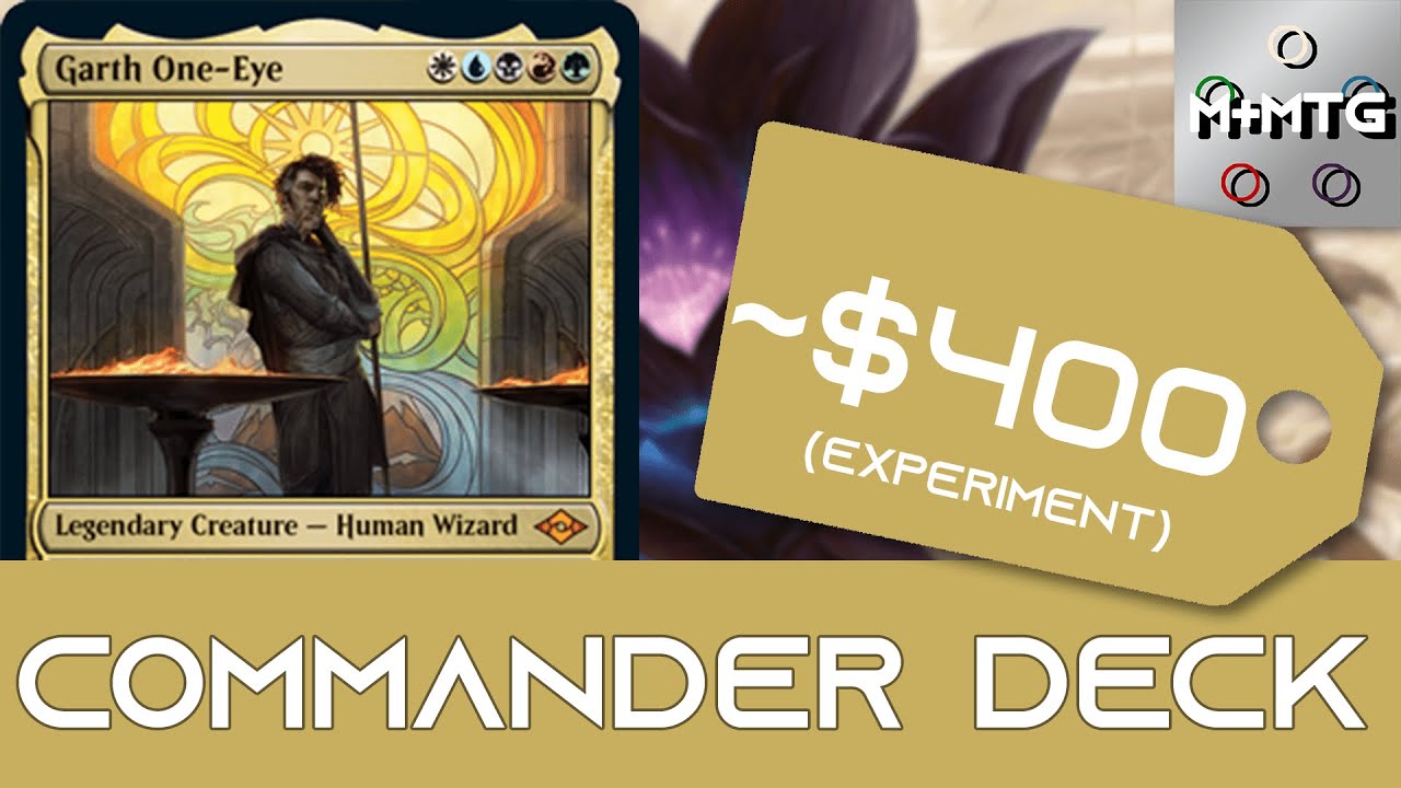 ~$400 Garth One Eye Black Lotus Maker Commander Deck