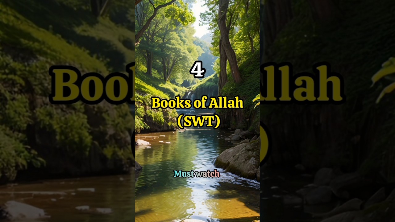 4 Books of Allah SWT☪️🕋#islamicvibes #islam #shorts