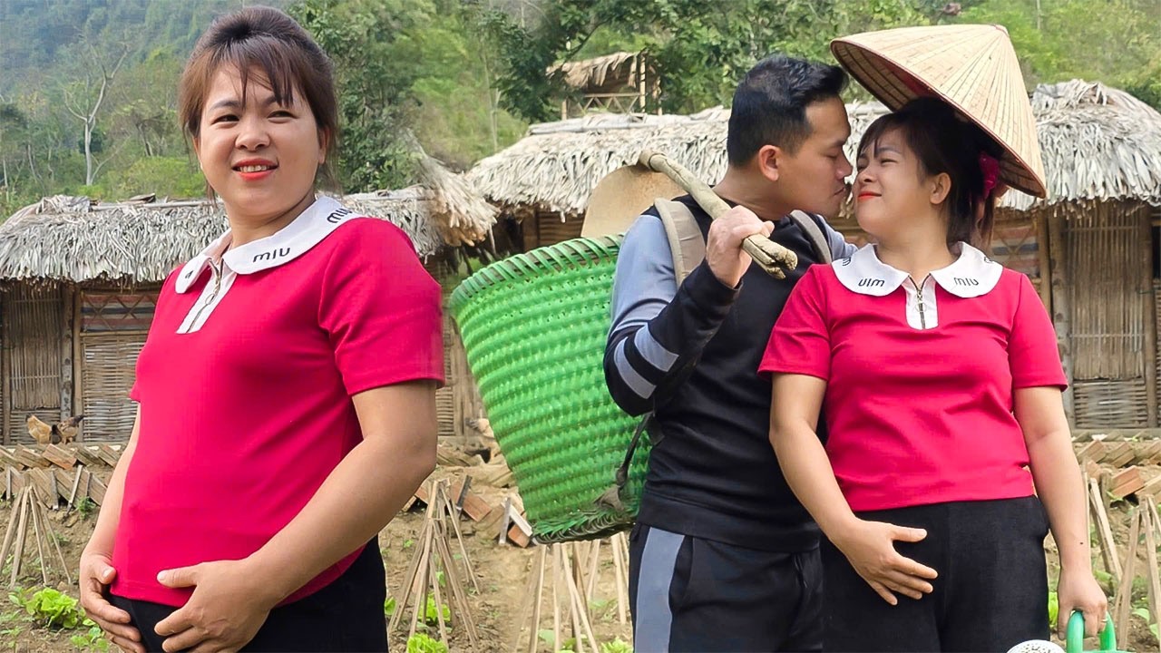 DREAM HOUSE; Ngoc is happy that Nga is pregnant and has started planting cassava for the new season