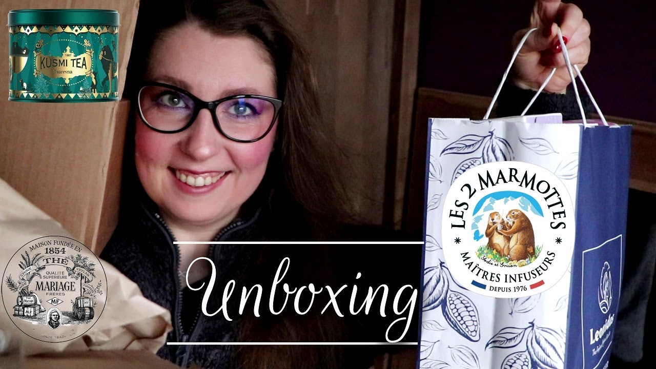 Kusmi tea, 2 Marmottes & Mariage frères, unboxing thé