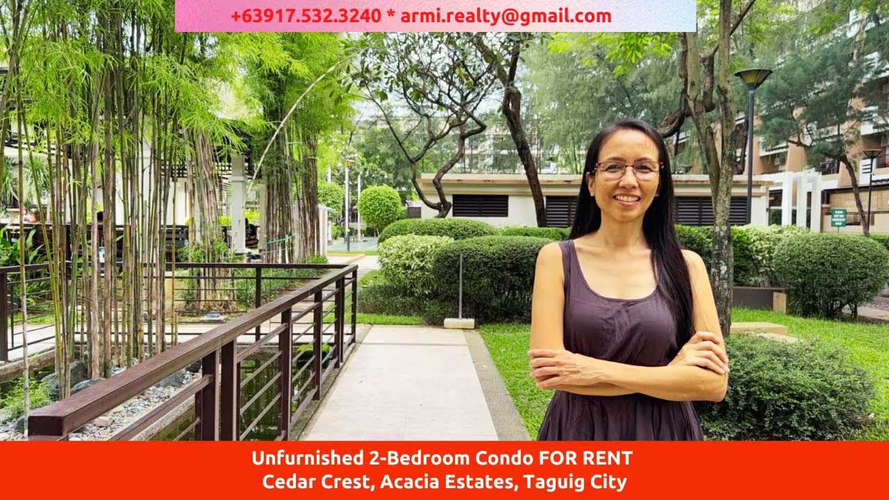 Сдается в аренду [H516] 2-комнатная квартира в кондоминиуме Cedar Crest | Acacia Estates, Тагуиг,...