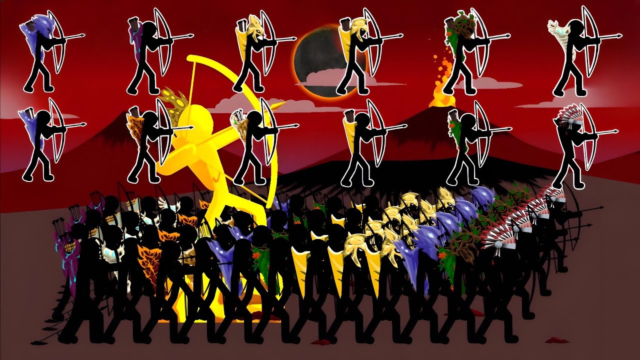 All 13 Skins Of Archer, Which One Will Be The Strongest? | Stick War Legacy