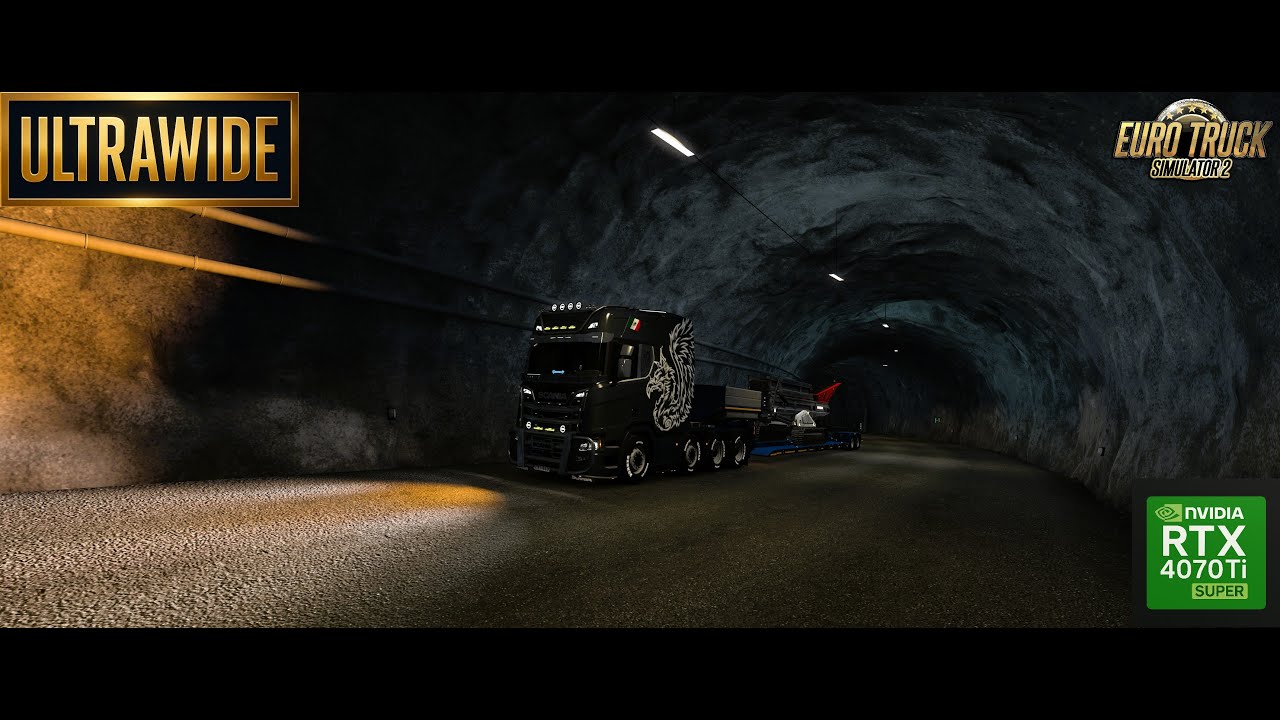 Scania S  Euro Truck Simulator 2 - Nordic Horizons Mina Kiruna - Moza TSW Wheel Gameplay - Ultrawide