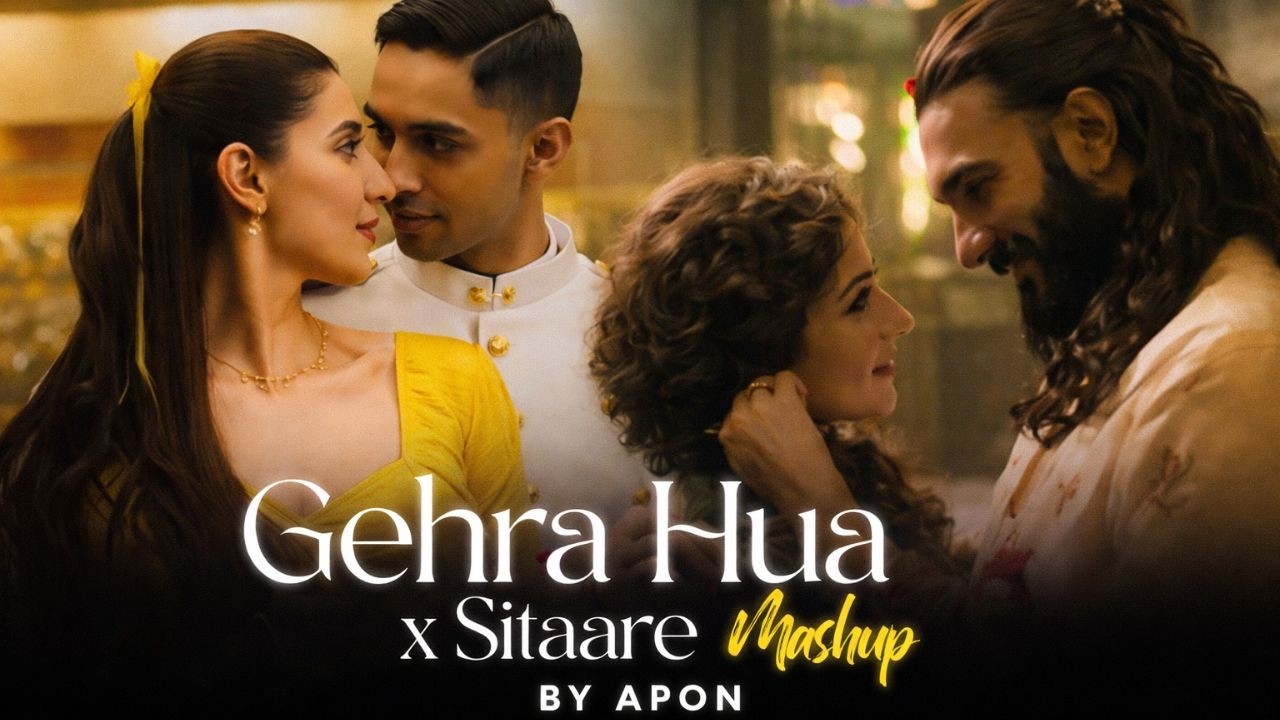 Sitaare x Gehraa Hua Mashup | Ikkis, Dhurandhar | Romantic Bollywood Songs 2026 | Hindi Love Song
